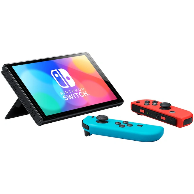Consola NINTENDO Switch OLED (Neon Blue/ Red Joy - Con) - Imagine 5