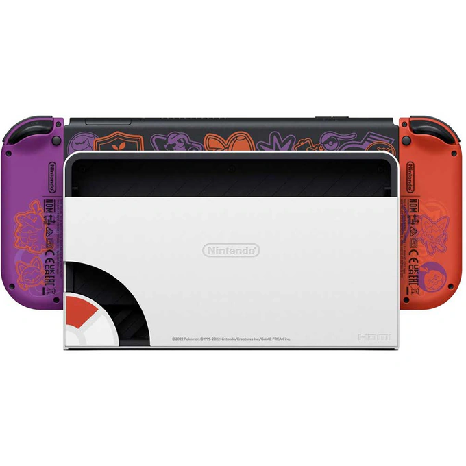 NINTENDO Consola NINTENDO Switch OLED Pokemon Scarlet & Violet Edition (Joy-Con Red/Violet) - IT-Fashion.ro