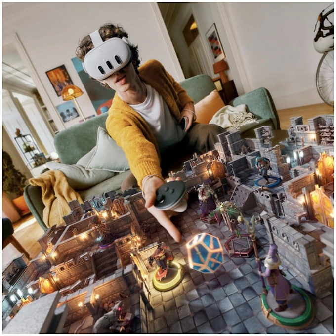 Ochelari VR META Quest 3, 512GB, Alb - Imagine 5