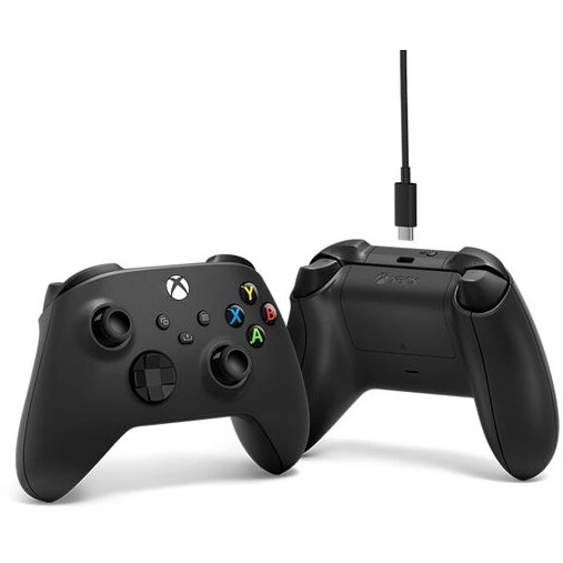 Controller Wireless MICROSOFT Xbox Series X/S, Carbon Black + Cablu USB-C (EP2-29944) - Imagine 3