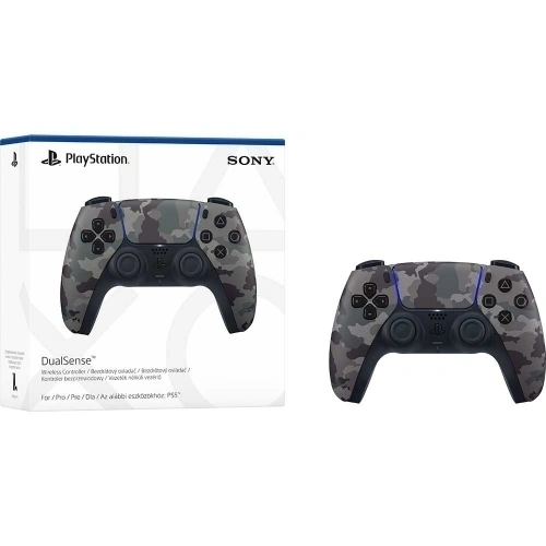 Controller Wireless SONY DualSense pentru PlayStation 5, Gray Camo - Imagine 5