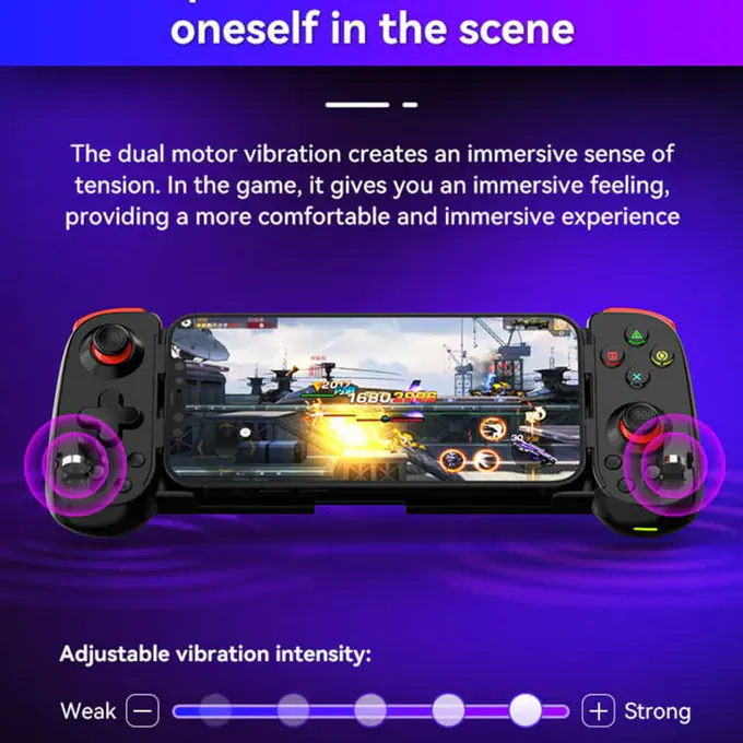 Gamepad Wireless TECHSUIT D6 DP, Black - Imagine 4