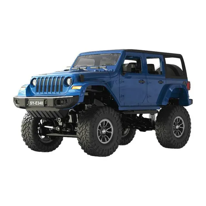 Masina RC DOUBLE EAGLE Jeep Crawler Pro E340-003BLUE, 1:14, 800mAh, Raza de actiune >25 m, Albastru - Imagine 2