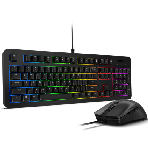 Kit Gaming Lenovo Legion KM310 GX31N91913, Tastatură RGB + Mouse Optic RGB USB - Imagine 1
