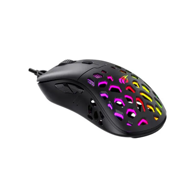 Kit Mouse Gaming si Mouse pad Gaming HAVIT MS955_MP901, RGB, Black - Imagine 3