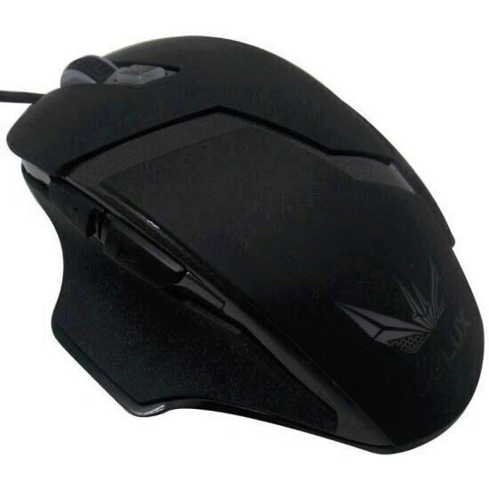 Mouse gaming cu fir DELUX M612-BK, 4000 DPI, Negru - Imagine 1
