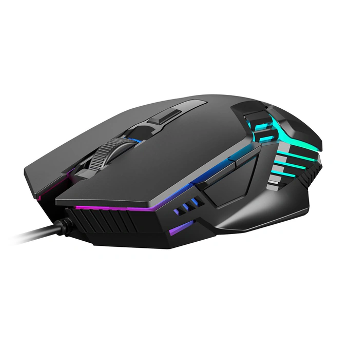 Gamdias Mouse gaming cu fir GAMDIAS AURA-GS4, 3600 DPI, RGB, Negru - IT-Fashion.ro