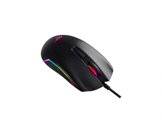 Mouse gaming cu fir HAVIT MS1010, 3600 DPI, USB, RGB, Black - Imagine 3