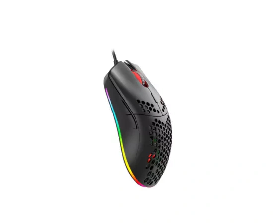 Mouse gaming cu fir HAVIT MS1023, senzor optic 4800 DPI, iluminare RGB, USB, negru - Imagine 4