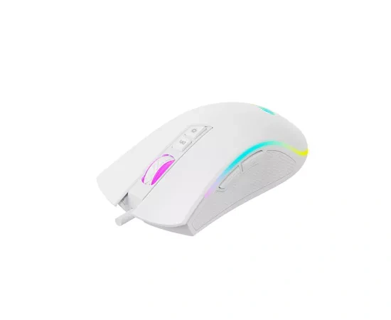 Mouse gaming cu fir HAVIT MS1034, 4800 DPI, RGB, White - Imagine 4