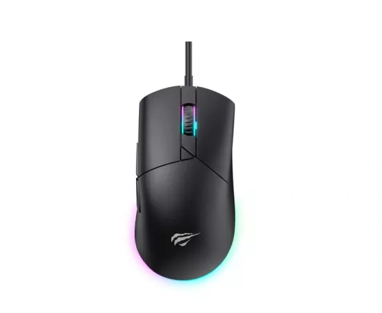 Mouse gaming cu fir HAVIT MS1038, 8000 DPI, RGB, 7 butoane programabile - Imagine 1