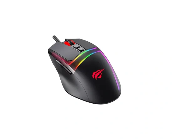 Mouse gaming cu fir HAVIT MS953, 10000 DPI, USB, Black - Imagine 5
