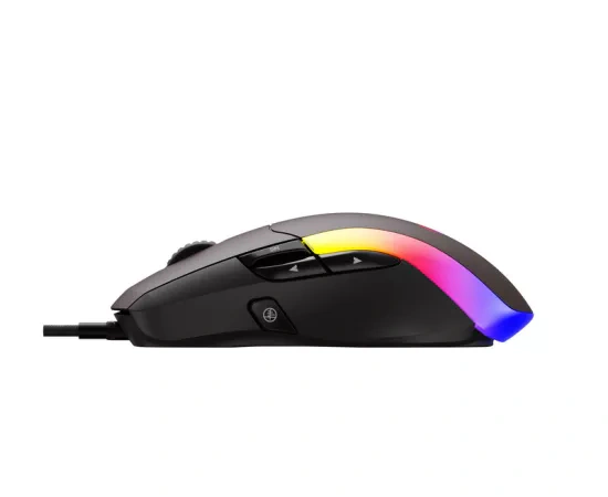 Mouse gaming cu fir HAVIT MS959S, 8000 DPI, RGB, negru - Imagine 3