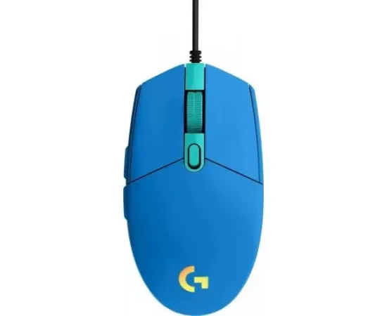 Mouse gaming cu fir Logitech G102 Lightsync 8000 DPI – precizie, viteză și iluminare RGB dinamică - Imagine 1