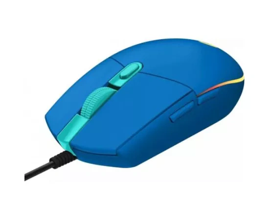 Mouse gaming cu fir Logitech G102 Lightsync 8000 DPI – precizie, viteză și iluminare RGB dinamică - Imagine 3