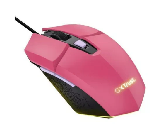 Mouse gaming cu fir TRUST GXT109P Felox 6400 DPI, optic, USB, roz - Imagine 3