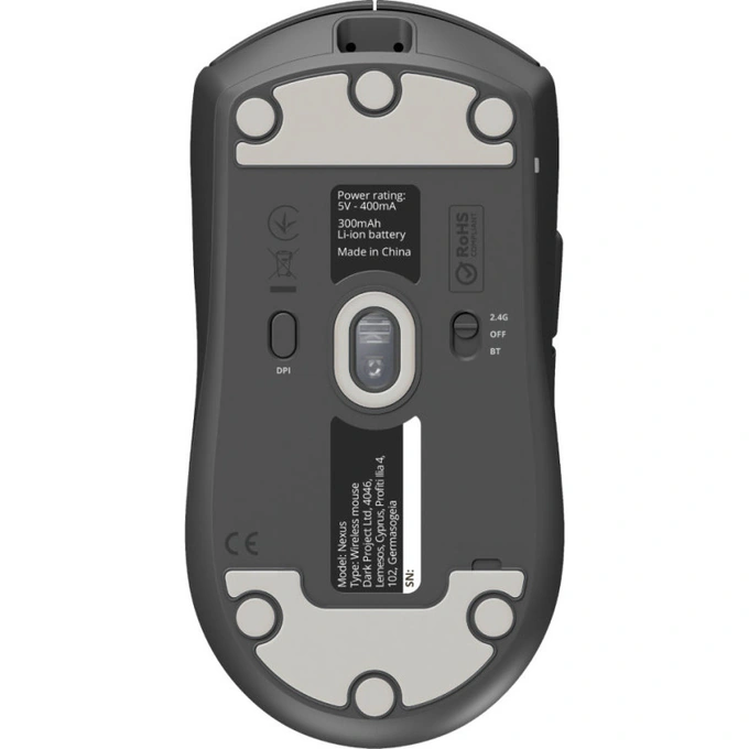 Mouse gaming wireless DARK PROJECT Nexus, 26000 dpi, Optic, Black - Imagine 7