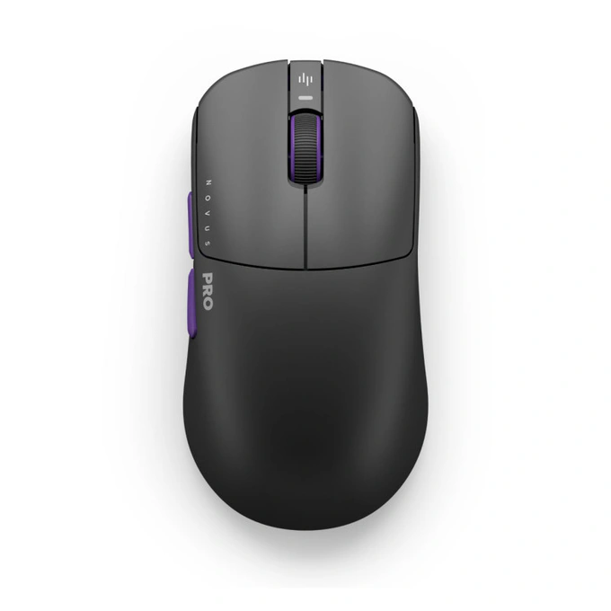 Mouse gaming wireless DARK PROJECT Novus Pro, 26000 dpi, Optic, Black - Imagine 1