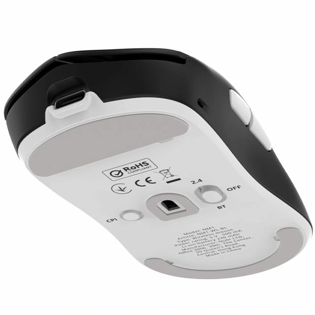 Mouse gaming wireless NUBI NM1-WL-BL, 26000 DPI, USB, Black - Imagine 4