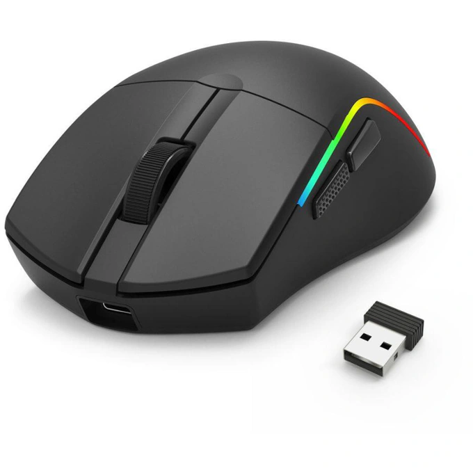Mouse gaming wireless REDRAGON Deicide Lite M816, 10000 dpi, Optic, RGB, Black - Imagine 2
