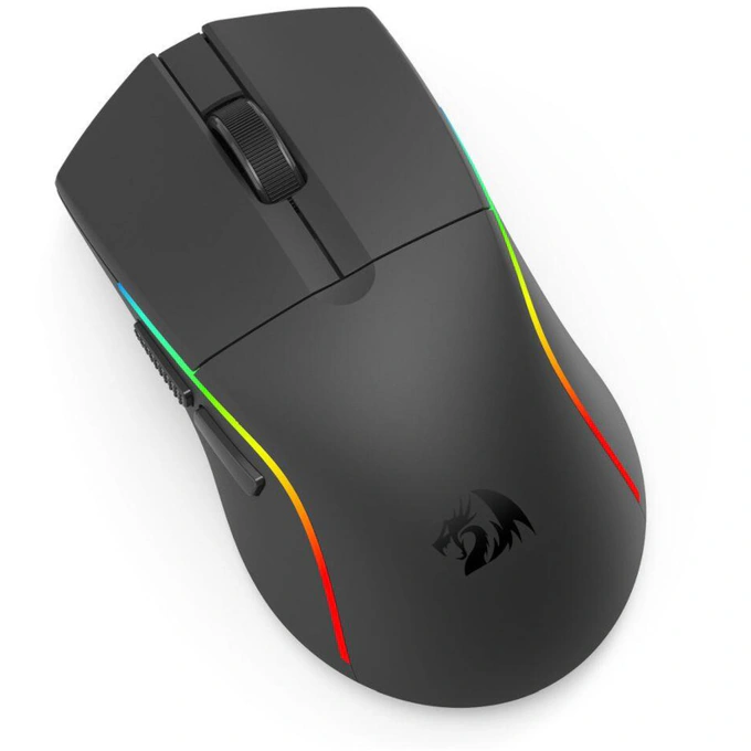 Mouse gaming wireless REDRAGON Deicide Lite M816, 10000 dpi, Optic, RGB, Black - Imagine 3