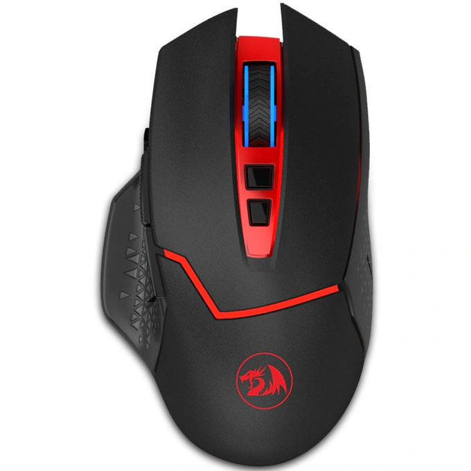 Mouse gaming wireless REDRAGON Mirage M690, 4800 dpi, Optic, Black - Imagine 1