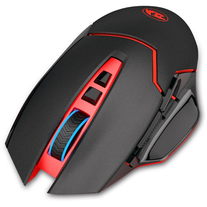 Mouse gaming wireless REDRAGON Mirage M690, 4800 dpi, Optic, Black - Imagine 3