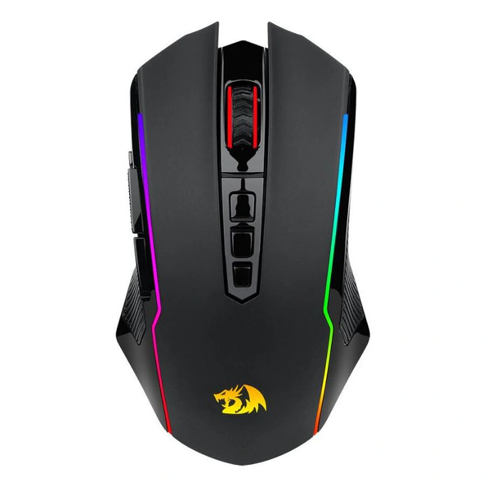Mouse gaming wireless REDRAGON Nix M914-RGB, 5000 dpi, Optic, RGB, Black - Imagine 1