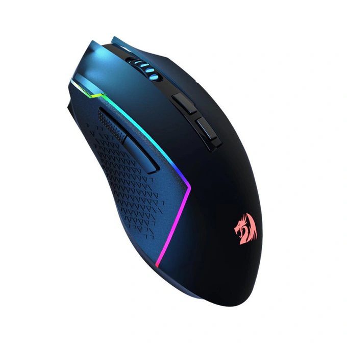 Mouse gaming wireless REDRAGON Trident M693, 8000 dpi, Optic, RGB, Black - Imagine 3