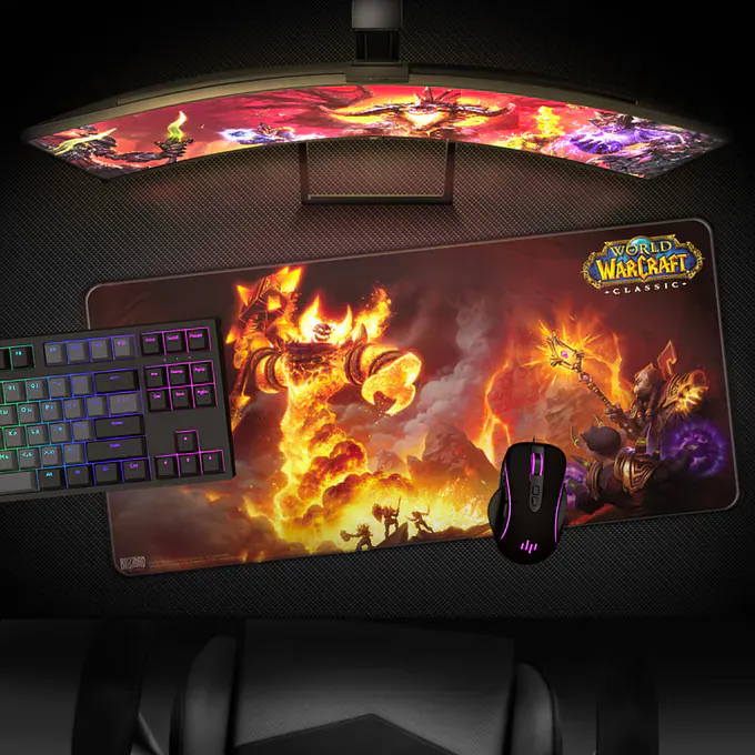 Mouse Pad Gaming BLIZZARD World Of Warcraft Classic: Ragnaros XL - Imagine 4