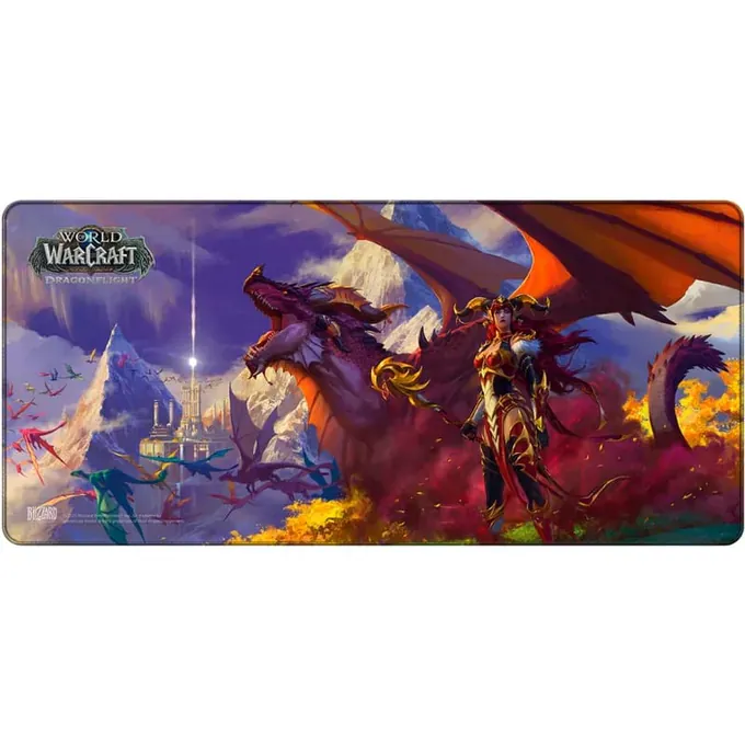 Mouse Pad Gaming BLIZZARD World Of Warcraft Dragonflight: Alexstrasza & Dragon XL - Imagine 1