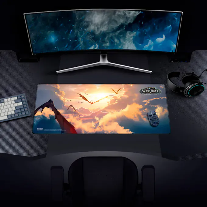 Mouse Pad Gaming BLIZZARD World Of Warcraft Dragonflight - Clouds XL - Imagine 5