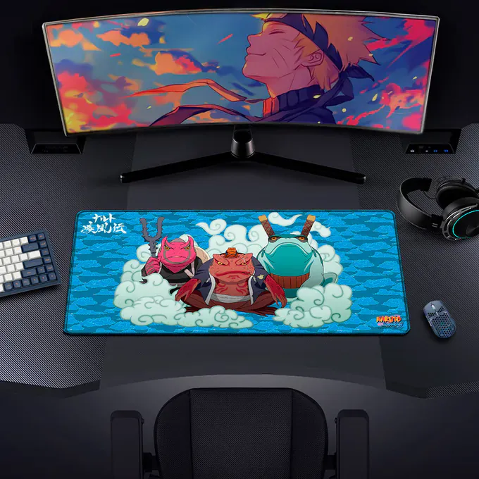 Mouse Pad Gaming NARUTO SHIPPUDEN Toads From Mount Myoboku XL - Imagine 4