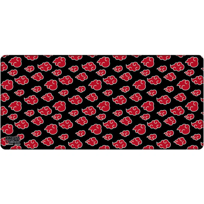 Mouse Pad Gaming Bandai Namco Naruto Shippuden Akatsuki Clouds XL - Imagine 1