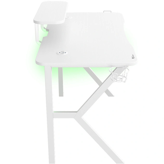 Birou gaming Genesis Holm 320 RGB alb NDS-1802 – design modern și iluminare RGB pentru setup-ul tău - Imagine 7