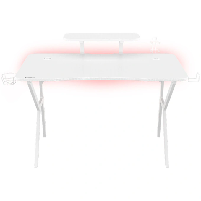 Birou gaming Genesis Holm 320 RGB alb NDS-1802 – design modern și iluminare RGB pentru setup-ul tău - Imagine 8