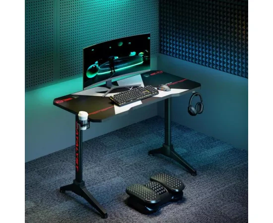 Birou gaming SERIOUX Catalyst SRXGT-CATALYST, Black – performanță, stabilitate și design modern - Imagine 5