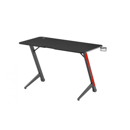 Birou gaming SERIOUX SRXGT-RAZOR, Black/Red - Imagine 4