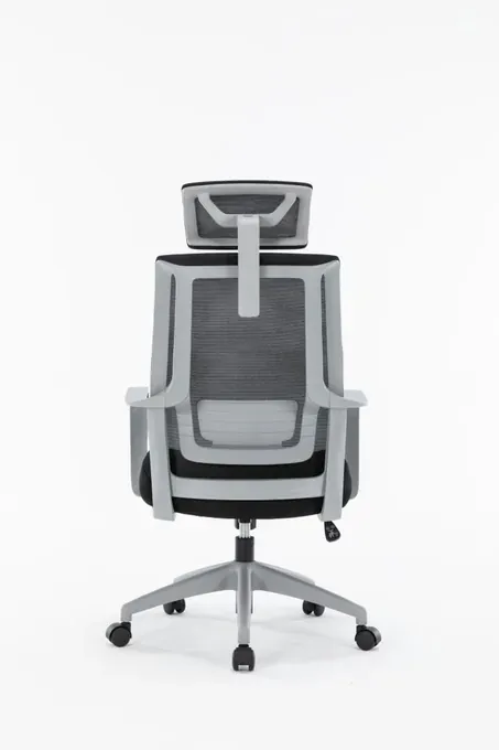 Scaun ergonomic Serioux Office Shark SRX-OC01-FA-G, gri - Imagine 3