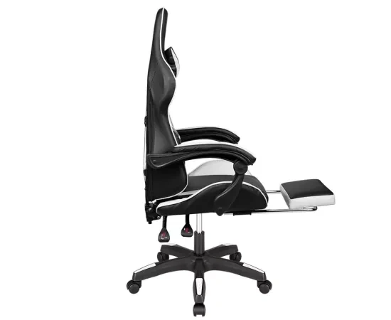 Scaun gaming KRUGER & MATZ GX-150 Black/White – confort și stil pentru sesiunile lungi de joc - Imagine 5