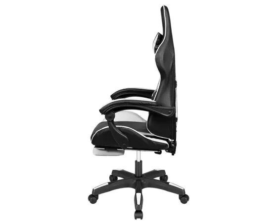 Scaun gaming KRUGER & MATZ GX-150 Black/White – confort și stil pentru sesiunile lungi de joc - Imagine 6