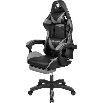 Scaun gaming Kruger Matz GX-150 Gray KM0790-G – confort ergonomic și design modern - Imagine 1