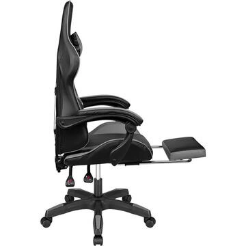 Scaun gaming Kruger Matz GX-150 Gray KM0790-G – confort ergonomic și design modern - Imagine 6