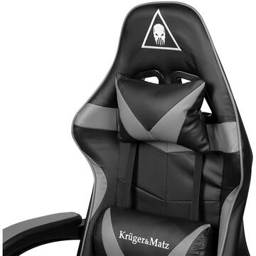 Scaun gaming Kruger Matz GX-150 Gray KM0790-G – confort ergonomic și design modern - Imagine 7