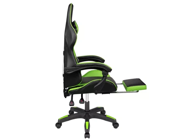 Scaun gaming KRUGER & MATZ GX-150 Green/Black – confort și stil pentru sesiunile lungi de joc - Imagine 5