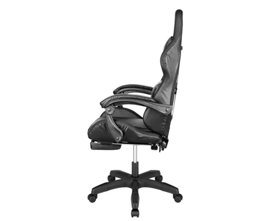 Scaun gaming KRUGER & MATZ KM0790-BLED cu iluminare LED și piele ecologică - Imagine 6