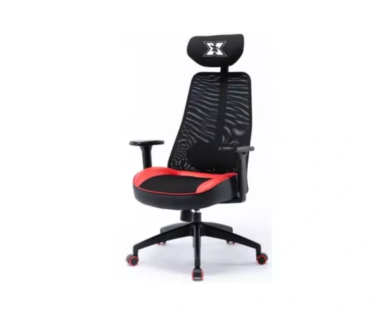Scaun gaming SERIOUX Kyrian X-GC02-3D-R, max. 130kg, Negru-Rosu - Imagine 4