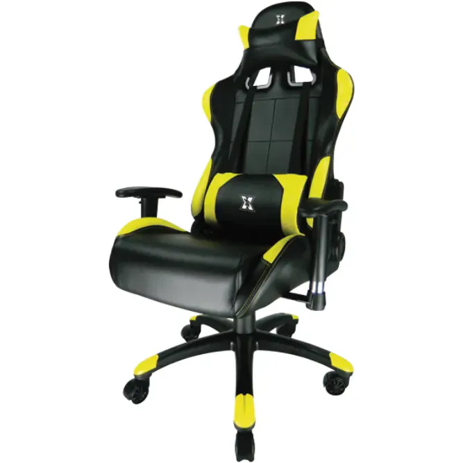 SERIOUX Scaun Gaming Serioux X-GC01-2D-Y, Negru-Galben - IT-Fashion.ro