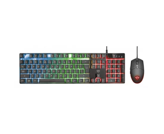 Kit Tastatură și Mouse Gaming TRUST GXT 838 Azor RGB, USB, Black - Imagine 3