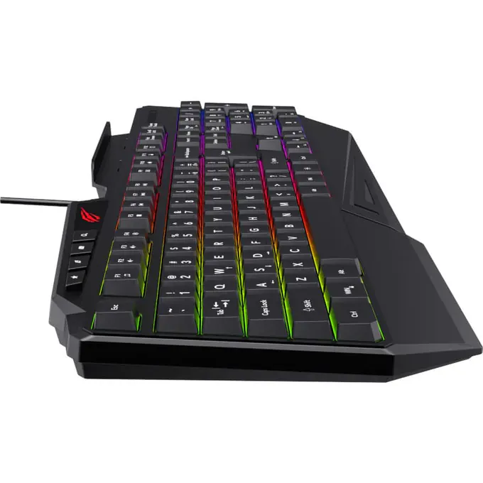 Tastatura gaming cu fir HAVIT KB488L, RGB, USB, Black - Imagine 3